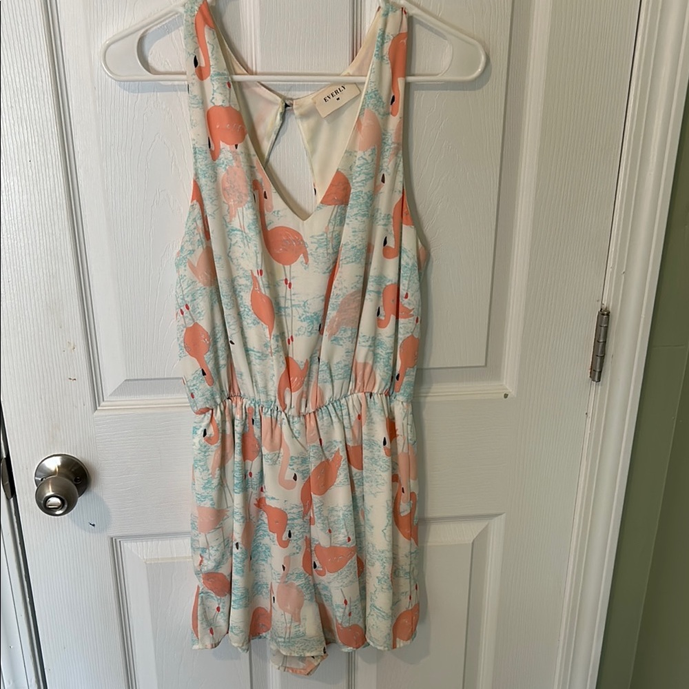 Flamingo Print women’s Romper